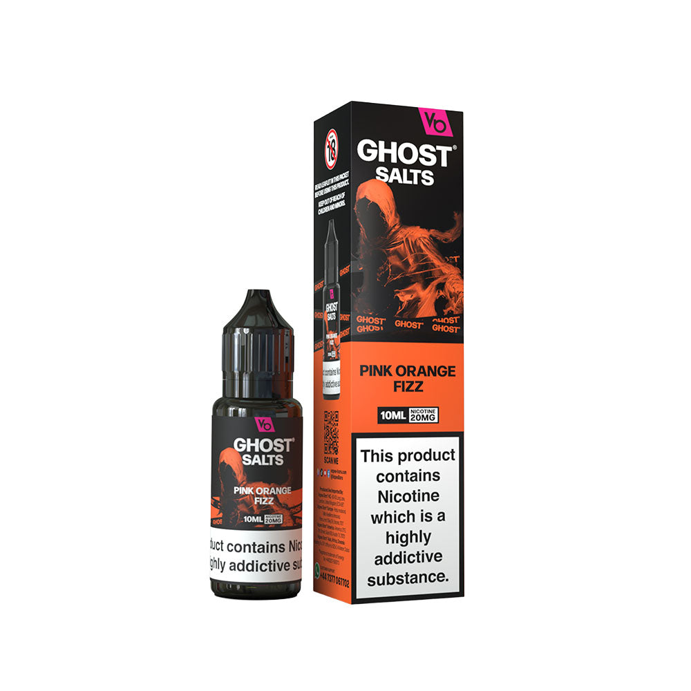Vapes Bars Ghost Salt 20mg Pink Orange Fizz
