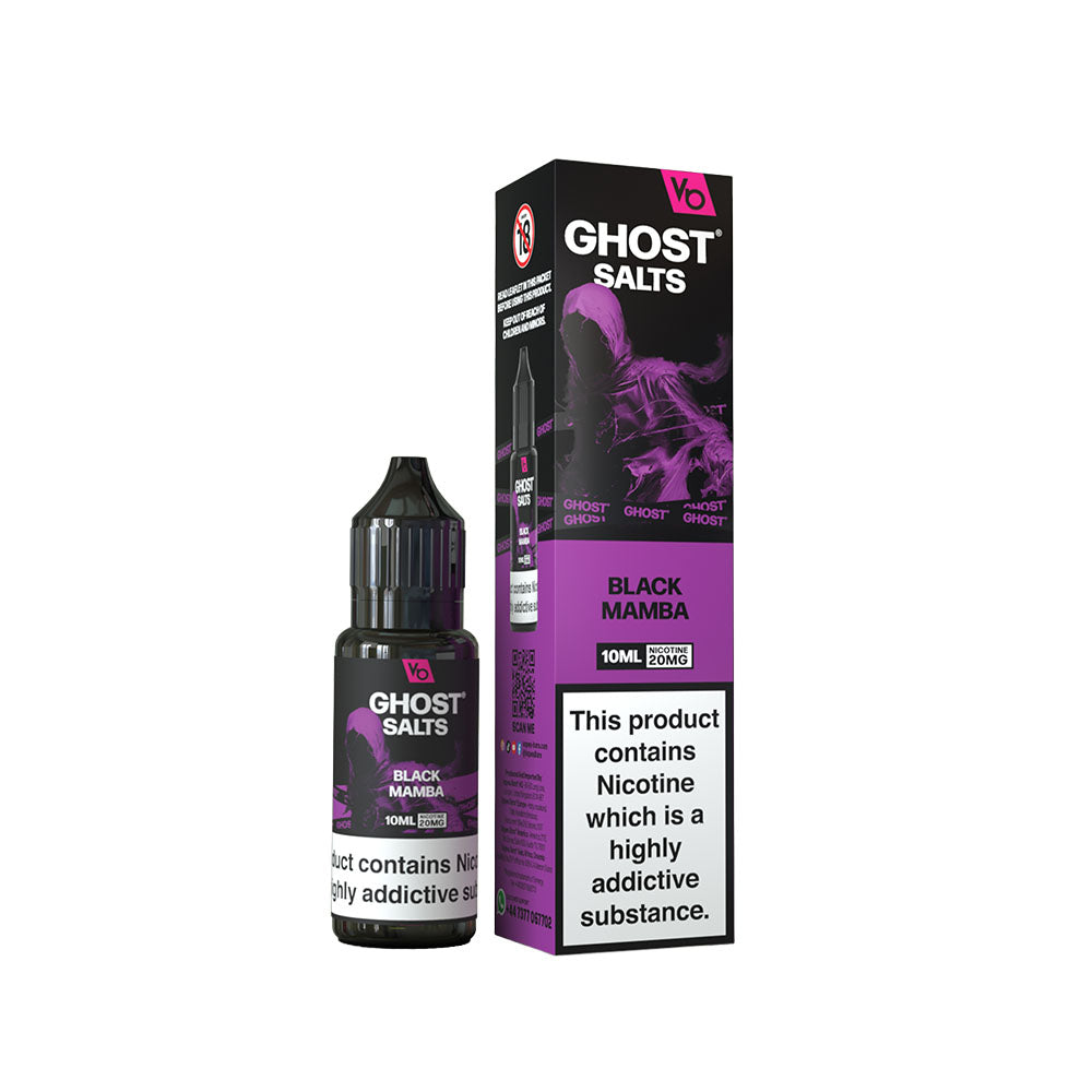 Vapes Bars Ghost Salt 10mg Black Mamba