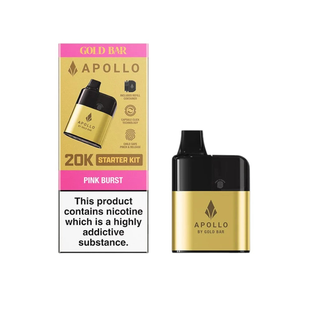 Apollo By Gold Bar Starter Kit Pink Burst