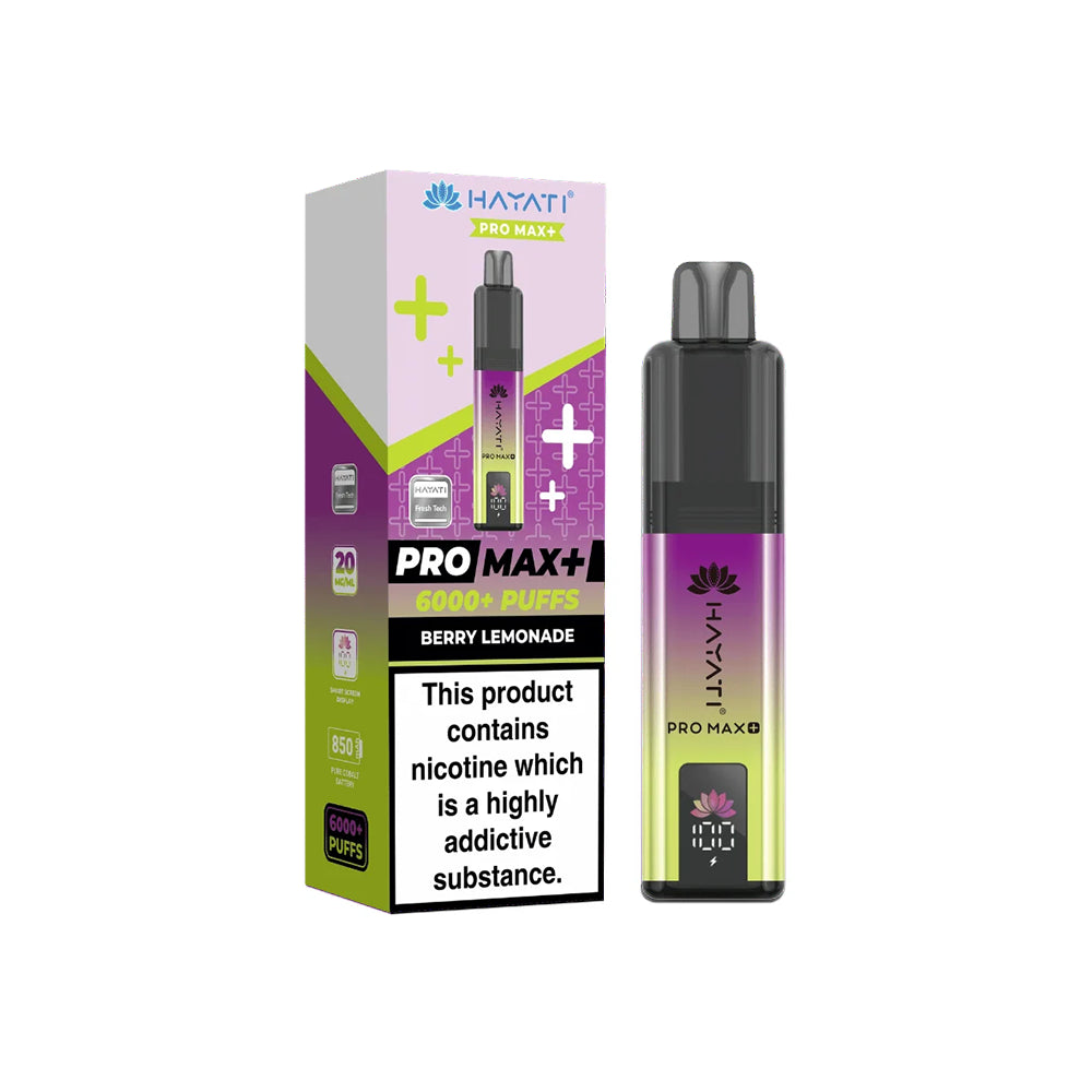 Hayati Pro Max+ Kit 20mg Berry Lemonade