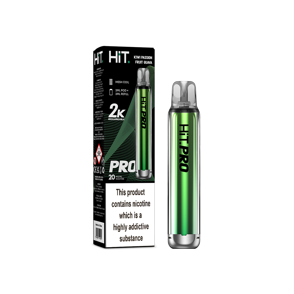 Hit Pro 2+2 Starter Kit Kiwi Passion Fruit Guava 20mg