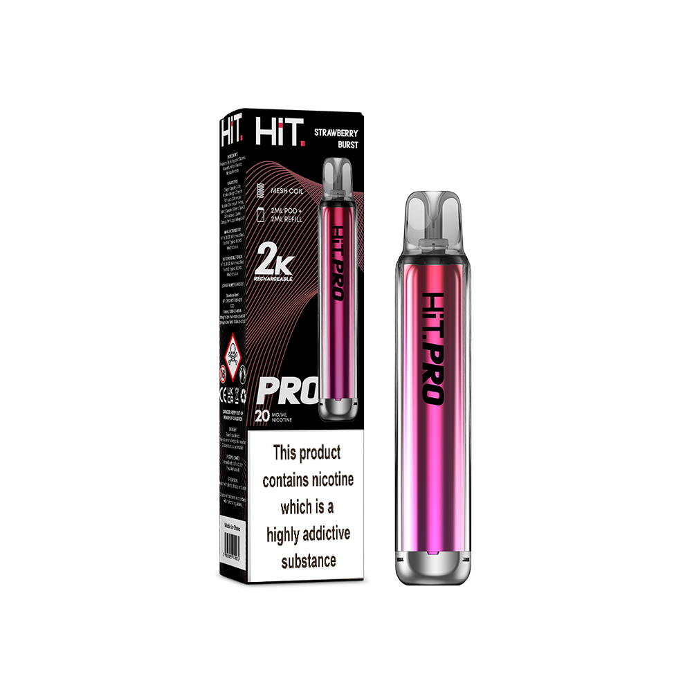 Hit Pro 2+2 Starter Kit Strawberry Burst 20mg