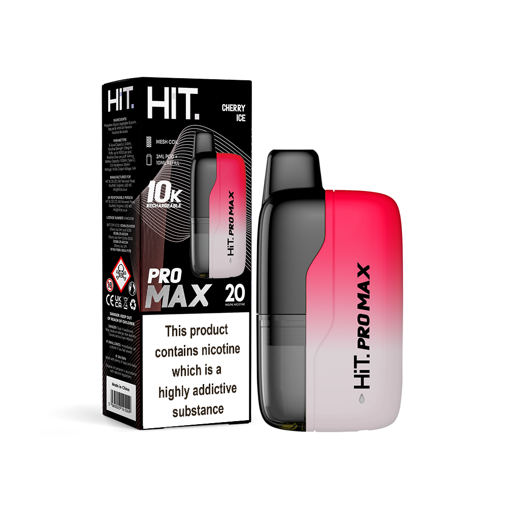 Hit Pro Max 2+10 Starter Kit Cherry Ice 20mg