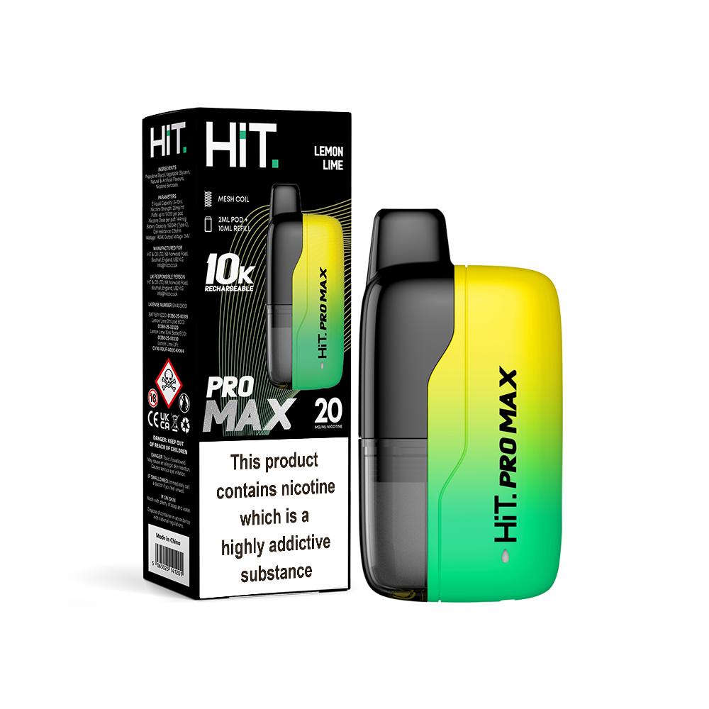 Hit Pro Max 2+10 Starter Kit Lemon Lime 20mg