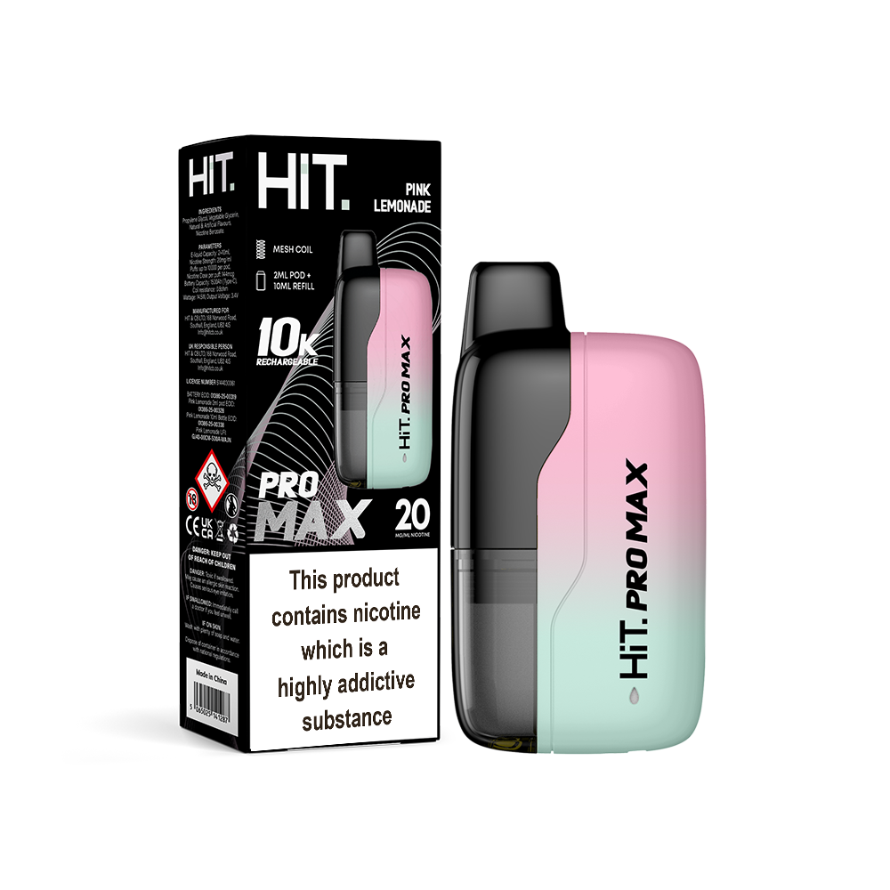 Hit Pro Max 2+10 Starter Kit Pink Lemonade 20mg