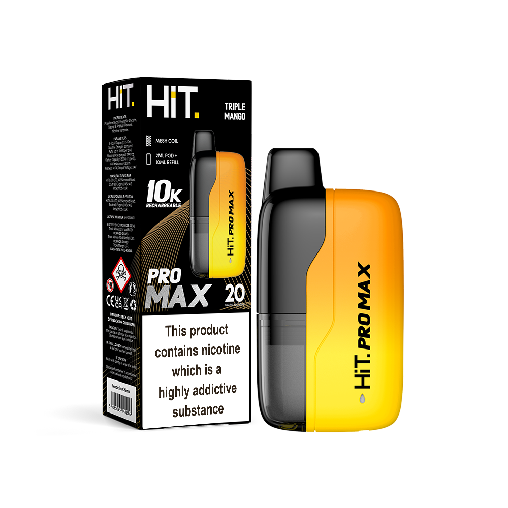 Hit Pro Max 2+10 Starter Kit Triple Mango 20mg