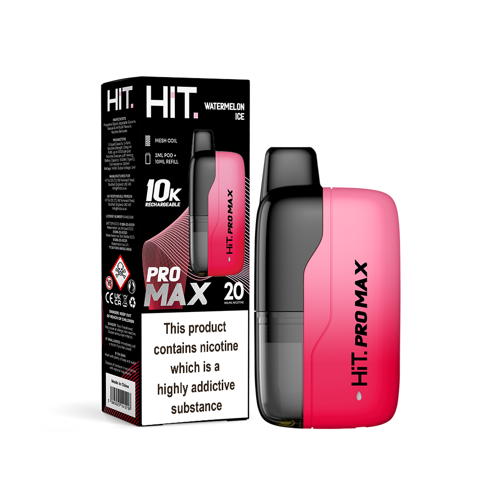 Hit Pro Max 2+10 Starter Kit Watermelon Ice 20mg