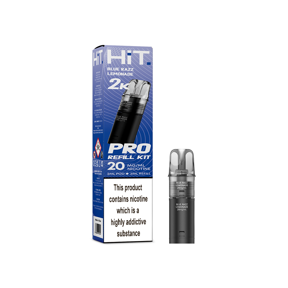 Hit Pro 2+2 Refill Kit Blue Razz Lemonade 20mg