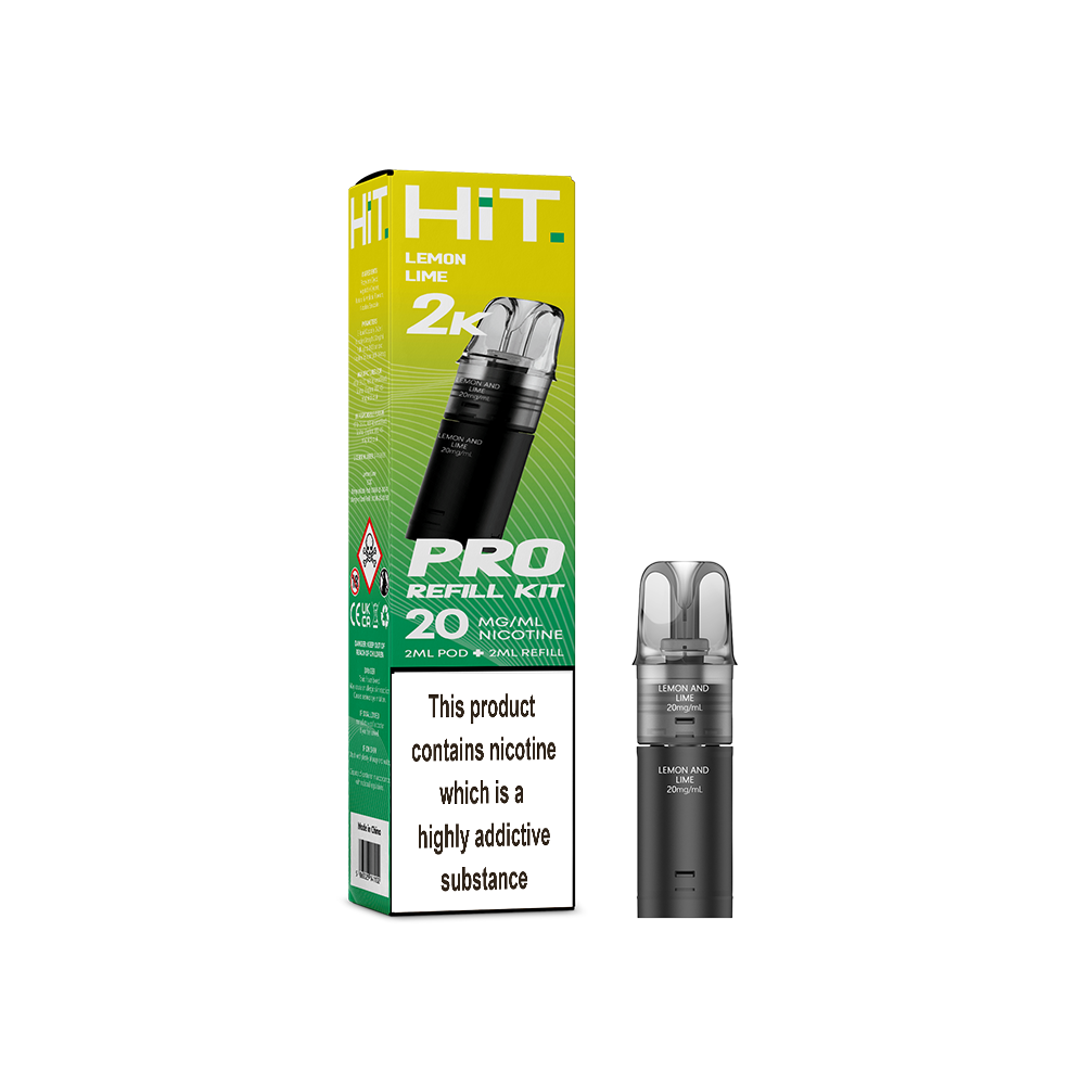 Hit Pro 2+2 Refill Kit Lemon Lime 20mg