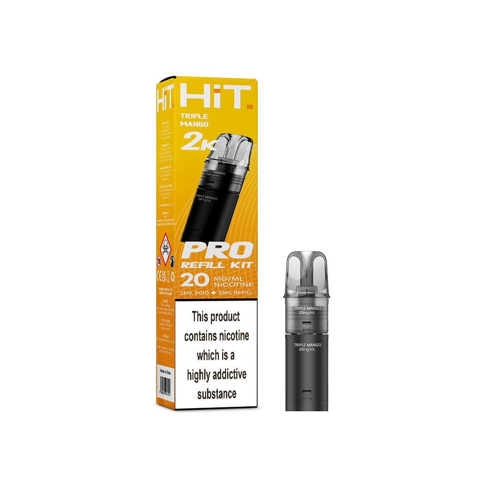 Hit Pro 2+2 Refill Kit Triple Mango 20mg