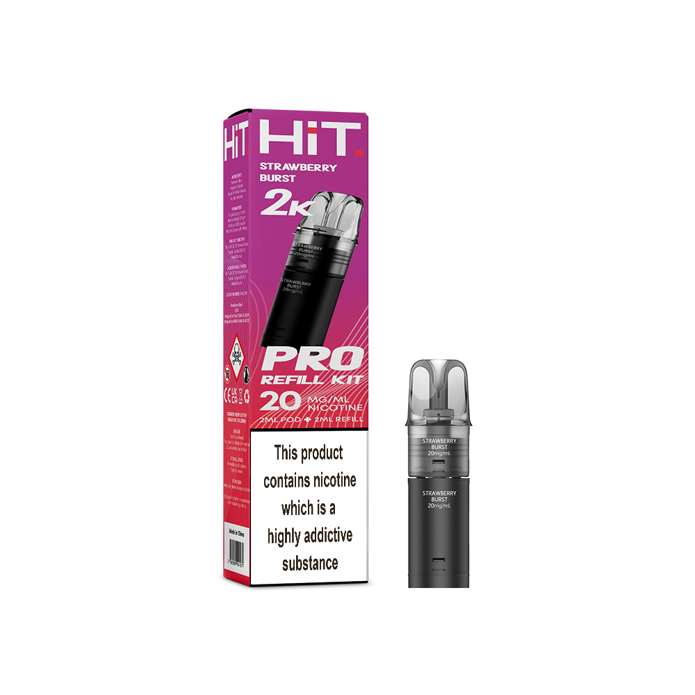 Hit Pro 2+2 Refill Kit Strawberry Burst 20mg