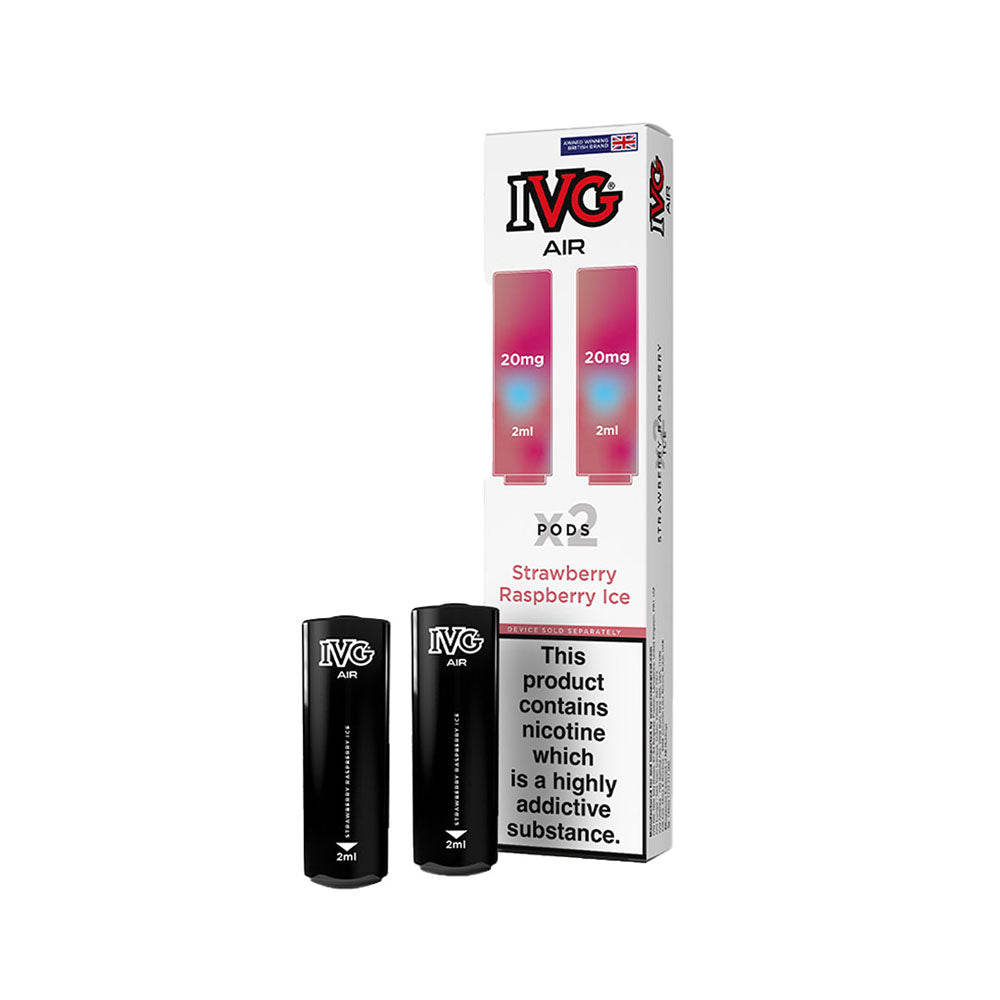IVG Air Pro Pods Strawberry Raspberry Ice 2 Pack