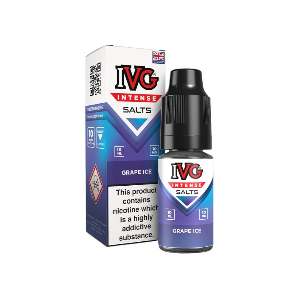 IVG Intense Nic Salts Grape Ice 10mg