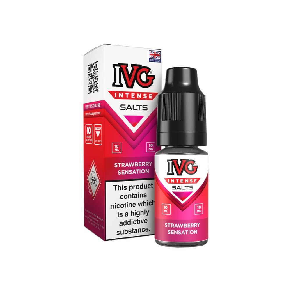 IVG Intense Nic Salts Strawberry Sensation 10mg