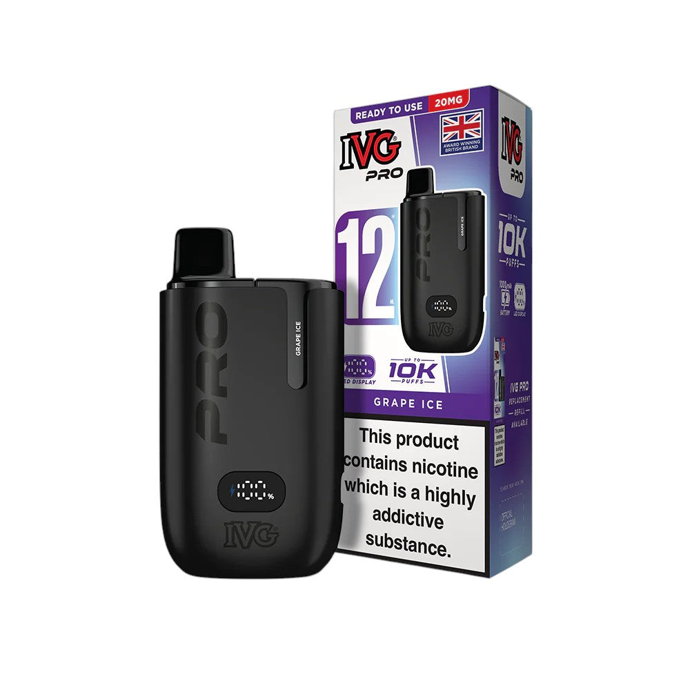 IVG PRO 12 Starter Kit Grape Ice 20mg