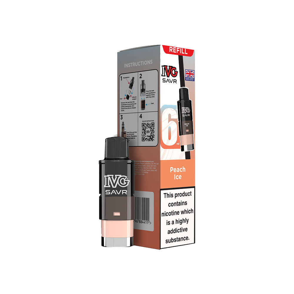 IVG Savr 3000 Refill Peach Ice