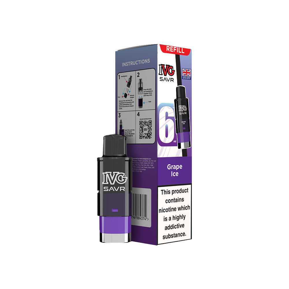 IVG Savr 3000 Refill Grape Ice