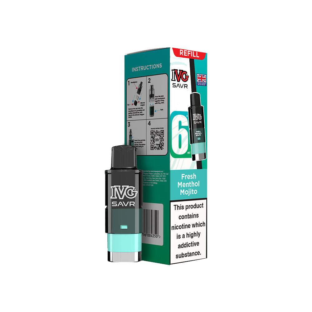 IVG Savr 3000 Refill Fresh Menthol Mojito