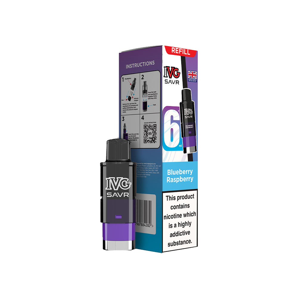 IVG Savr 3000 Refill Blueberry Raspberry