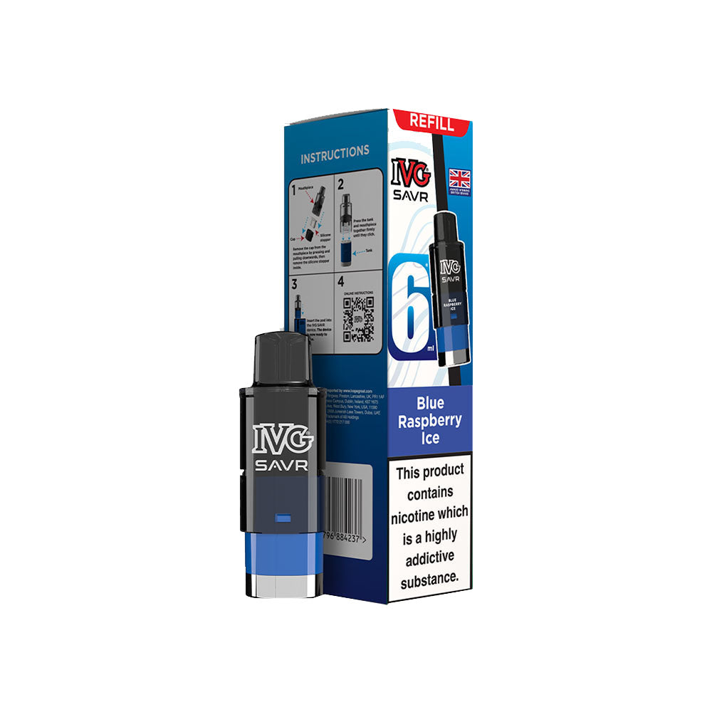 IVG Savr 3000 Refill Blue Raspberry Ice