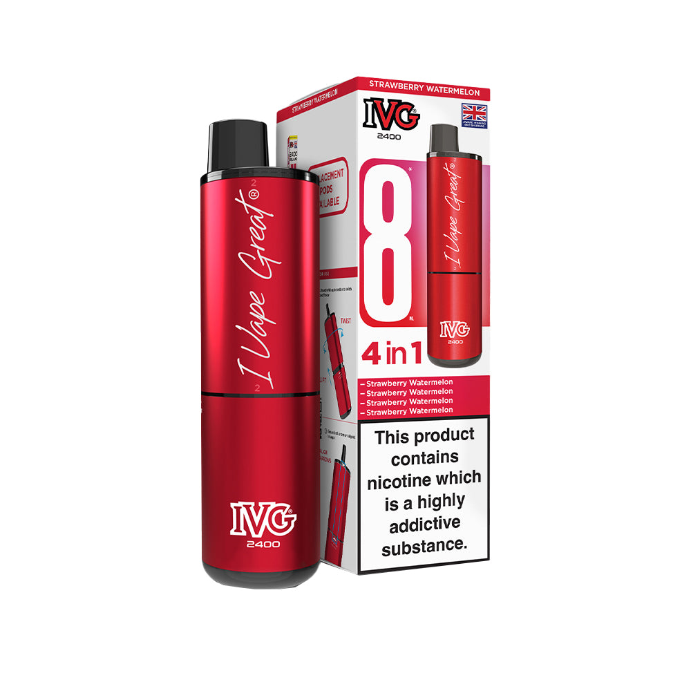 IVG 2400 Rechargeable Kit Strawberry Watermelon