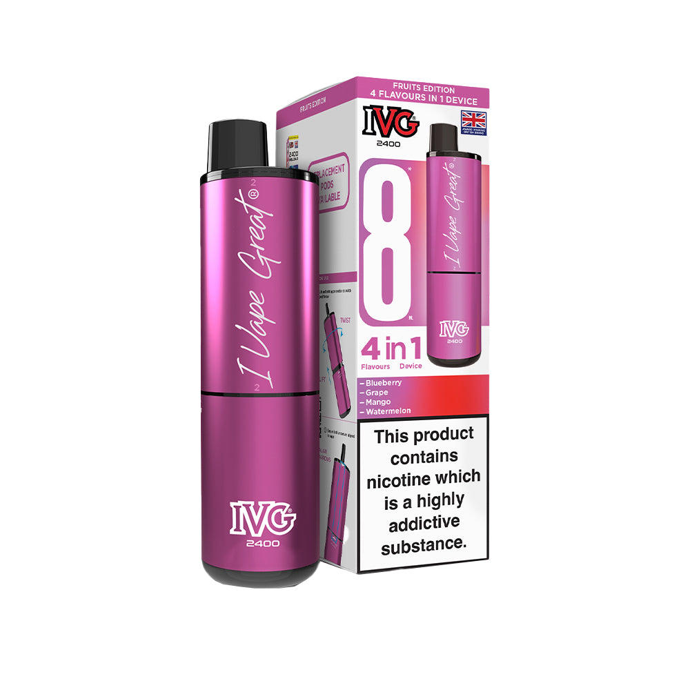 IVG 2400 Rechargeable Kit Fruits Edition