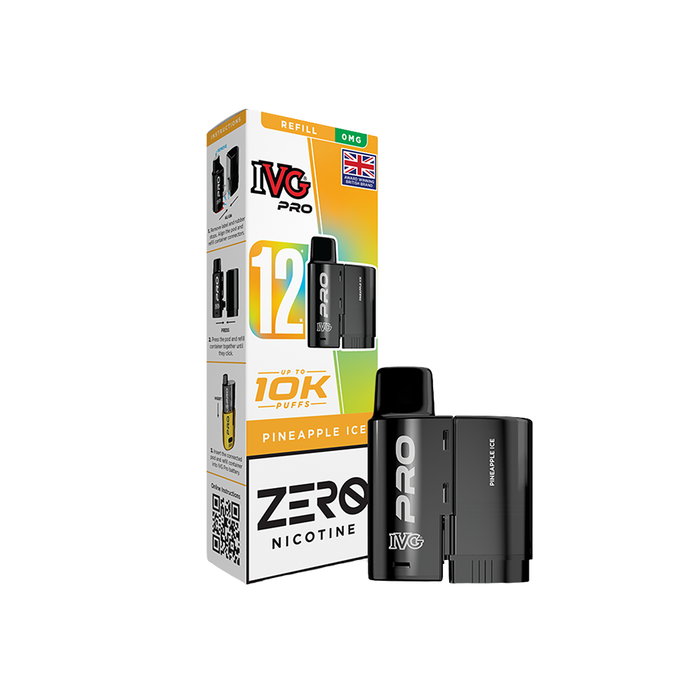 IVG PRO 12 Pods Pineapple Ice 0mg