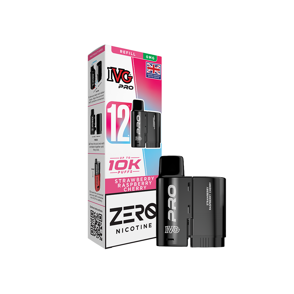 IVG PRO 12 Pods Strawberry Raspberry Cherry 0mg