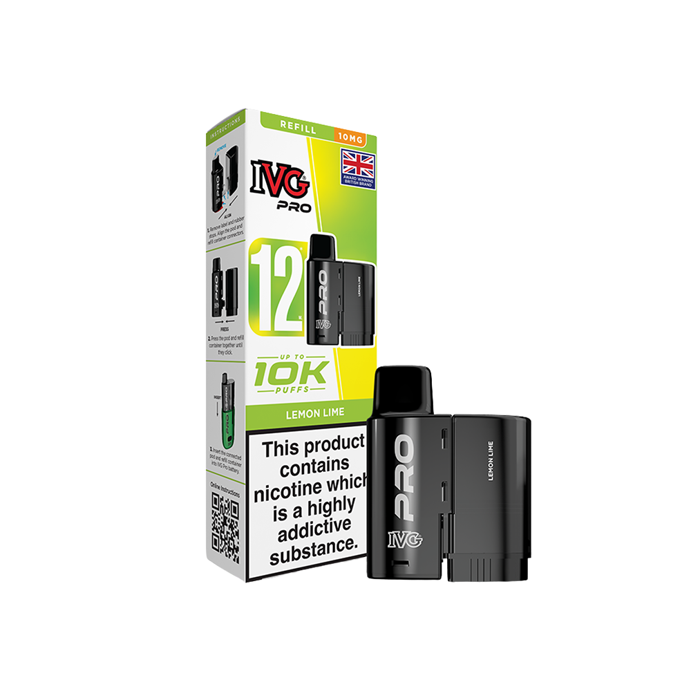 IVG PRO 12 Pods Lemon Lime 10mg