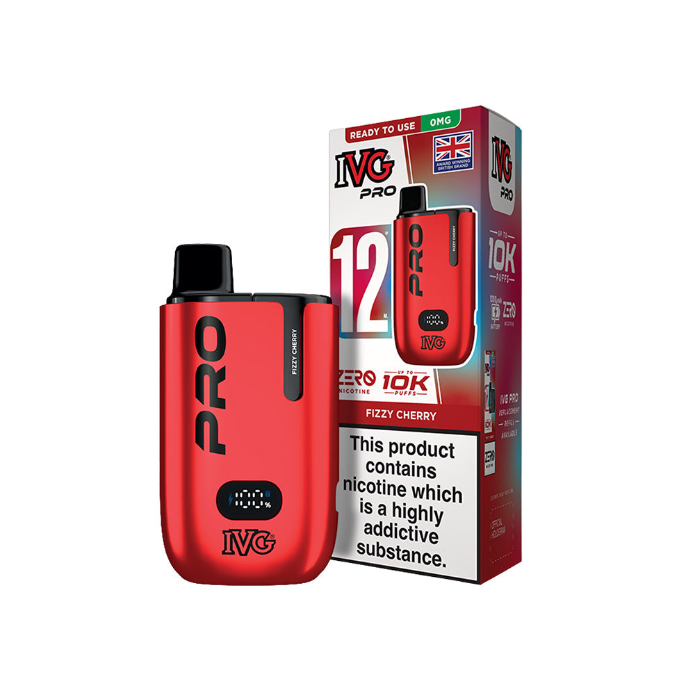IVG PRO 12 Starter Kit Fizzy Cherry 0mg