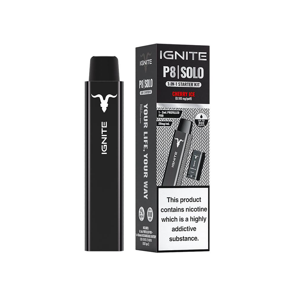 Ignite P8 SOLO Starter Kit Cherry Ice