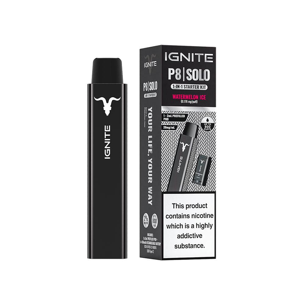 Ignite P8 SOLO Starter Kit Watermelon Ice
