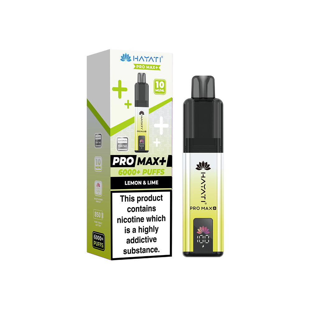 Hayati Pro Max+ Kit 10mg Lemon & Lime