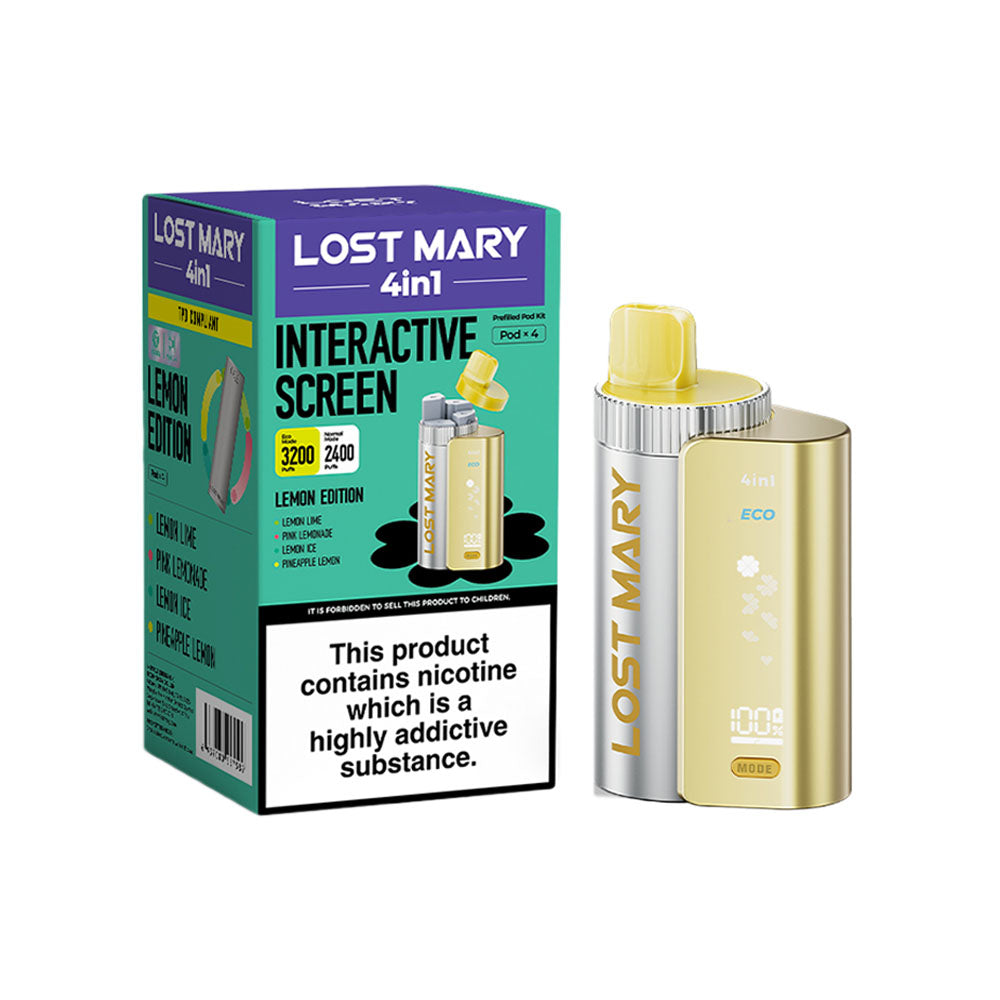 Lost Mary 4 in 1 Kit Mix Flavours Lemon Edition 20mg