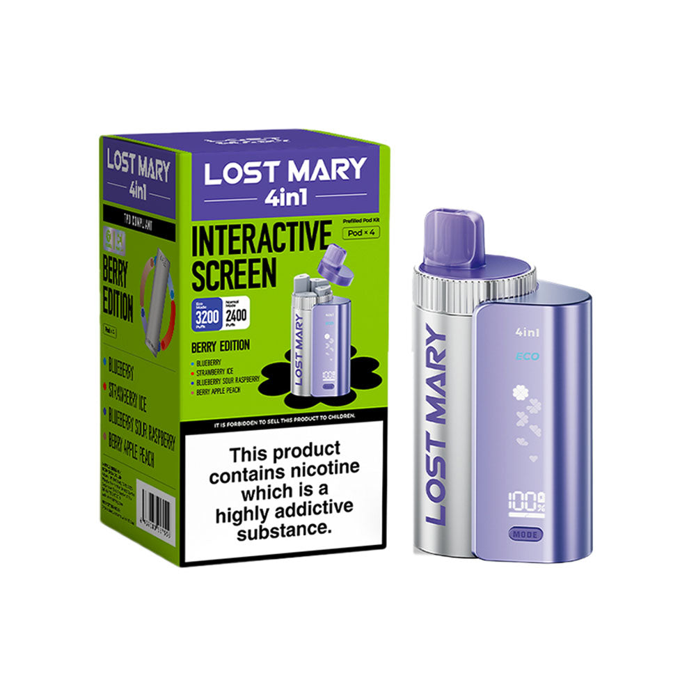 Lost Mary 4 in 1 Kit Mix Flavours Berry Edition 20mg