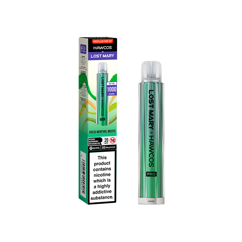 Hawcos x Lost Mary Pro Kit Fresh Menthol Mojito
