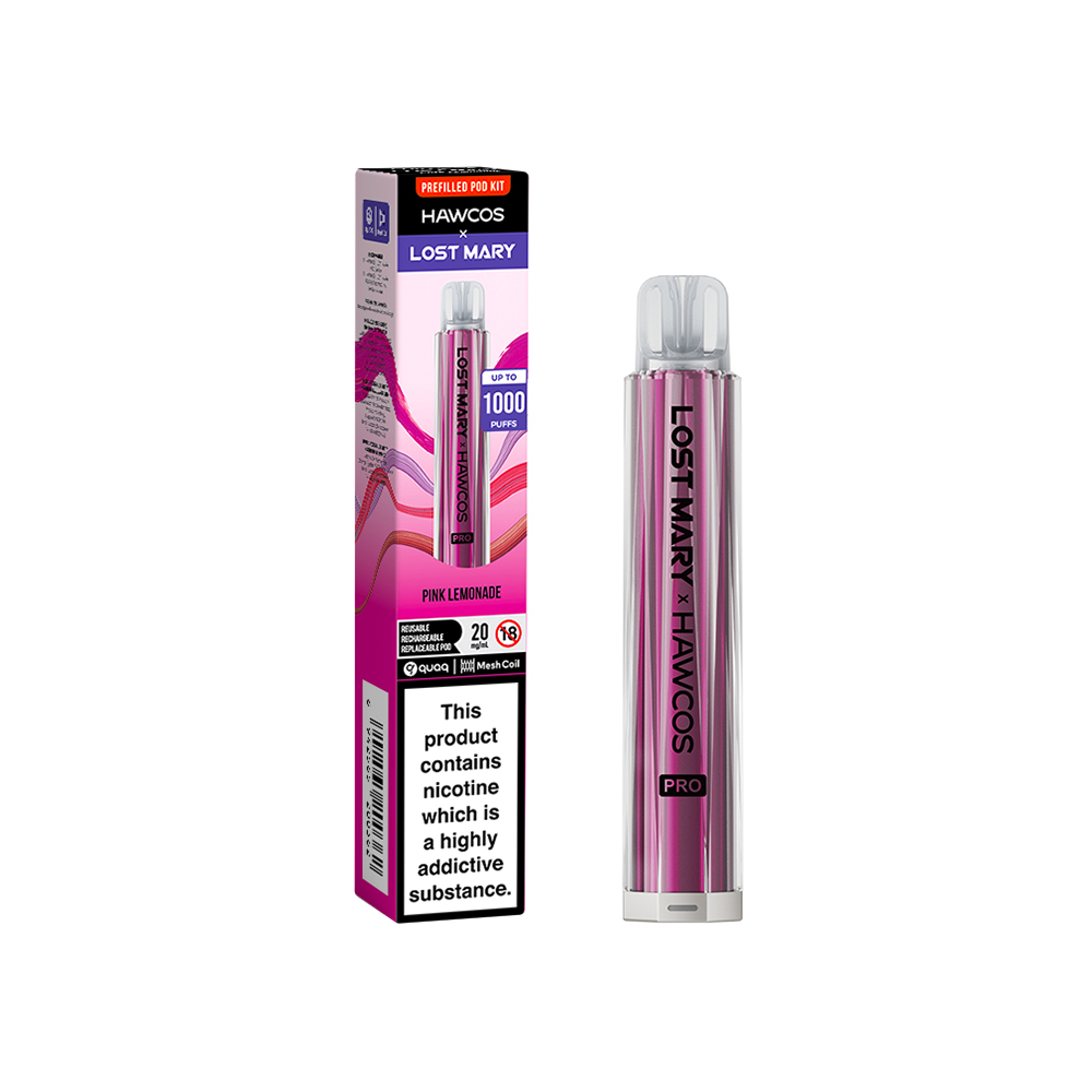 Hawcos x Lost Mary Pro Kit Pink Lemonade
