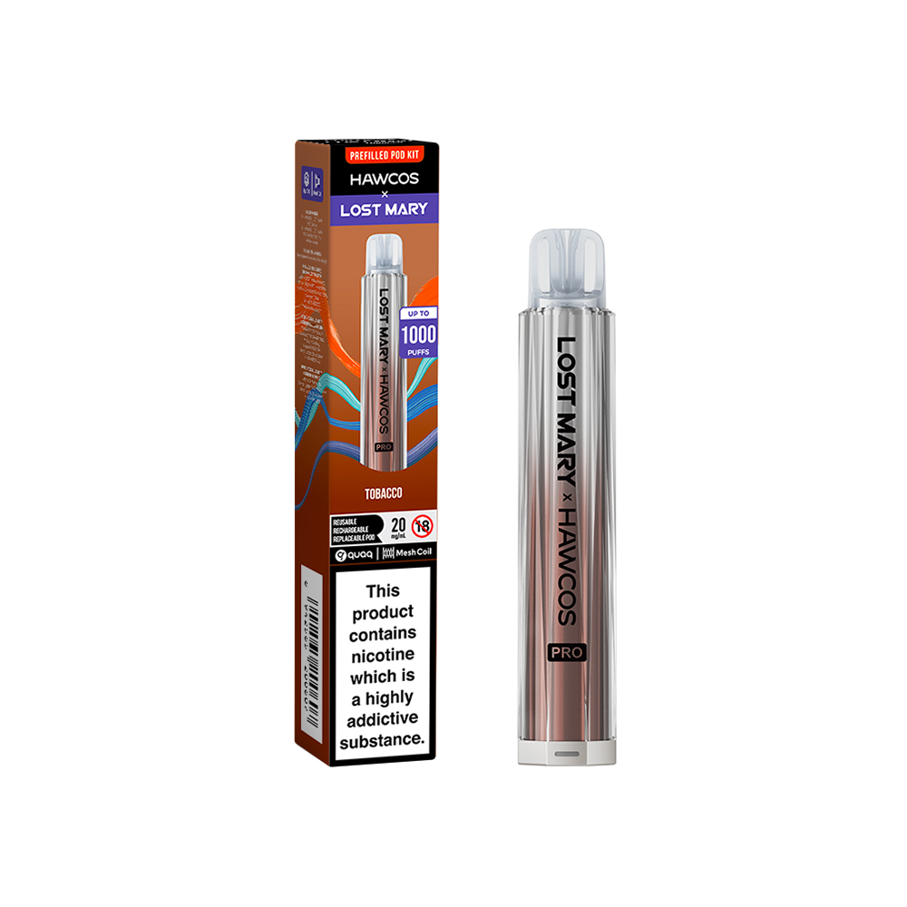 Hawcos x Lost Mary Pro Kit Tobacco