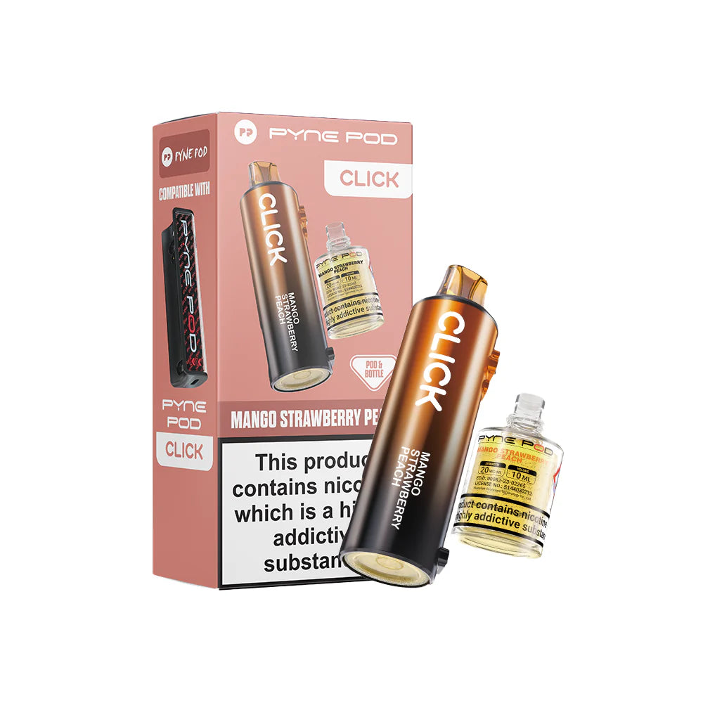 ‍Pyne Pod Click Pods - Mango Strawberry Pack of 5 - Outer (100% off)
