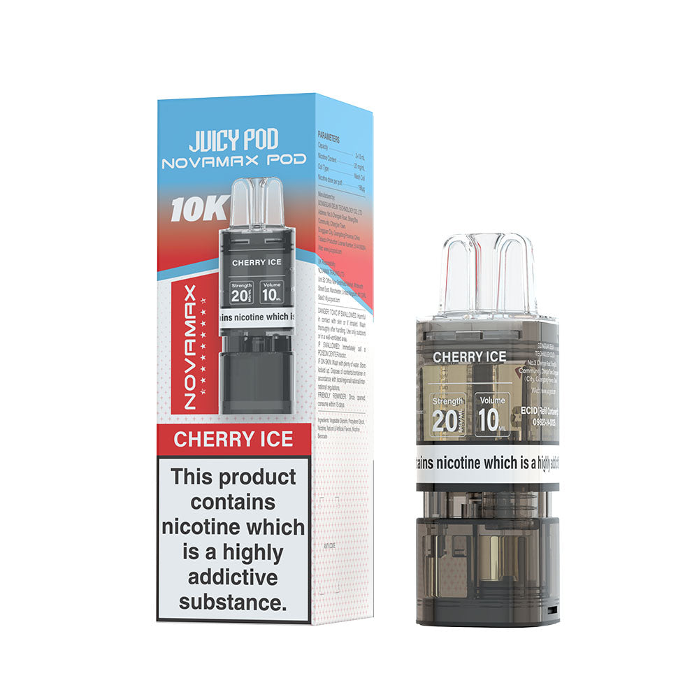 NOVAMAX 10K Pod Cherry Ice 20mg