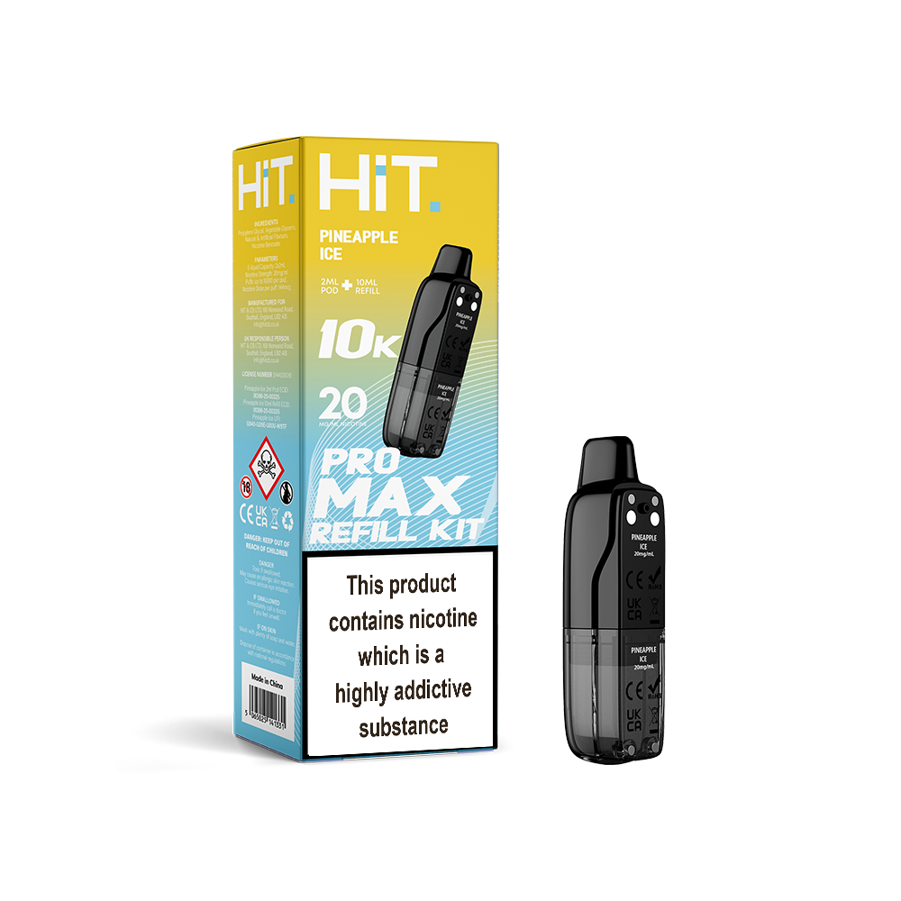 Hit Pro Max 2+10 Refill Kit Pineapple Ice 20mg