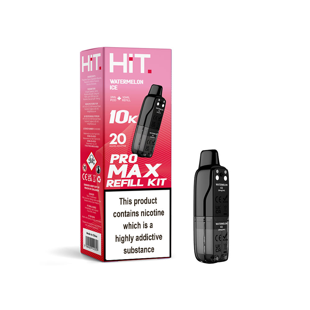 Hit Pro Max 2+10 Refill Kit Watermelon Ice 20mg