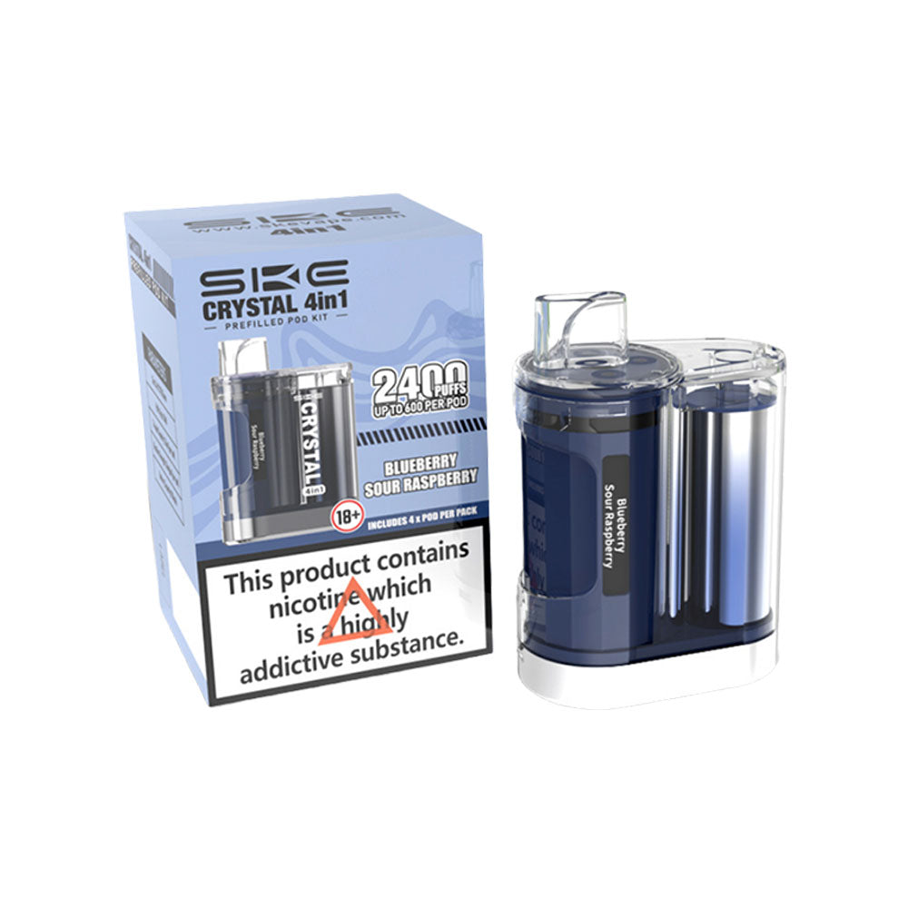 Crystal 4In1 Kit Blueberry Sour Raspberry 20mg – Vape Local