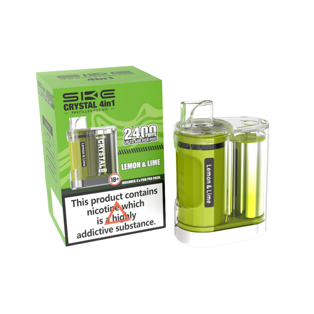 Crystal 4In1 Kit Lemon & Lime 20mg