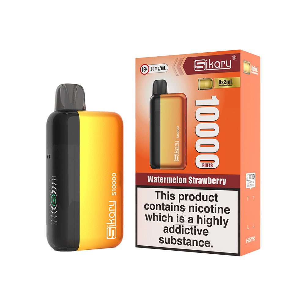 SIKARY S10000 Kit Watermelon Strawberry 20mg