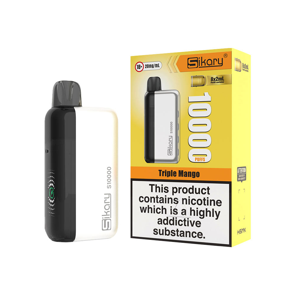 SIKARY S10000 Kit Triple Mango 20mg