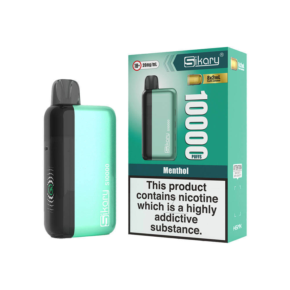 SIKARY S10000 Kit Menthol 20mg