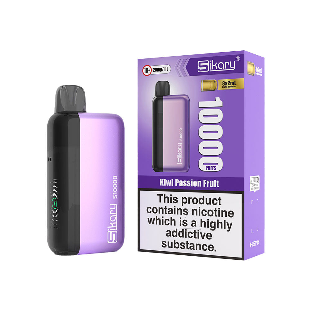 SIKARY S10000 Kit Kiwi Passion Fruit 20mg