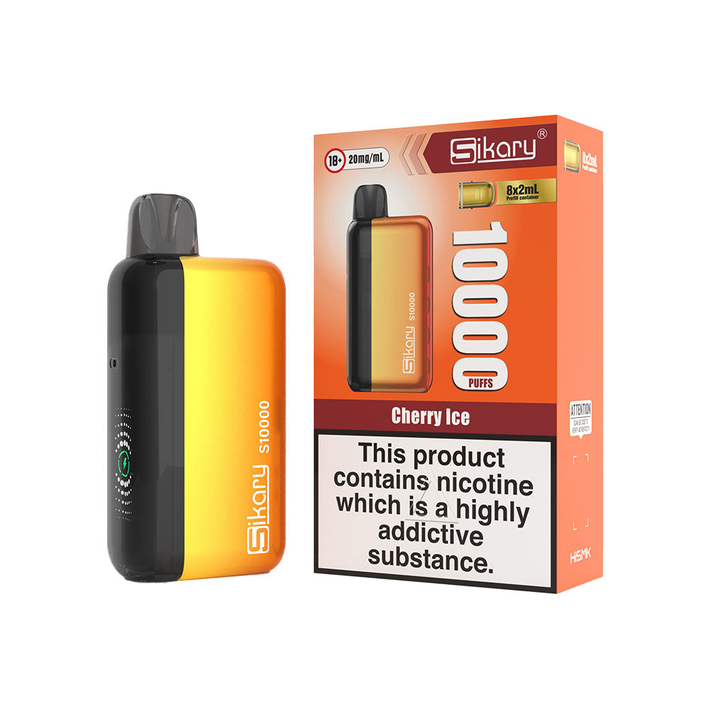 SIKARY S10000 Kit Cherry Ice 20mg