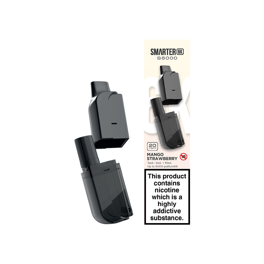 Smarter 6k Replacement Pod Mango Strawberry